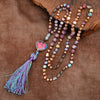 Regenbogen Herz Meditation Mala